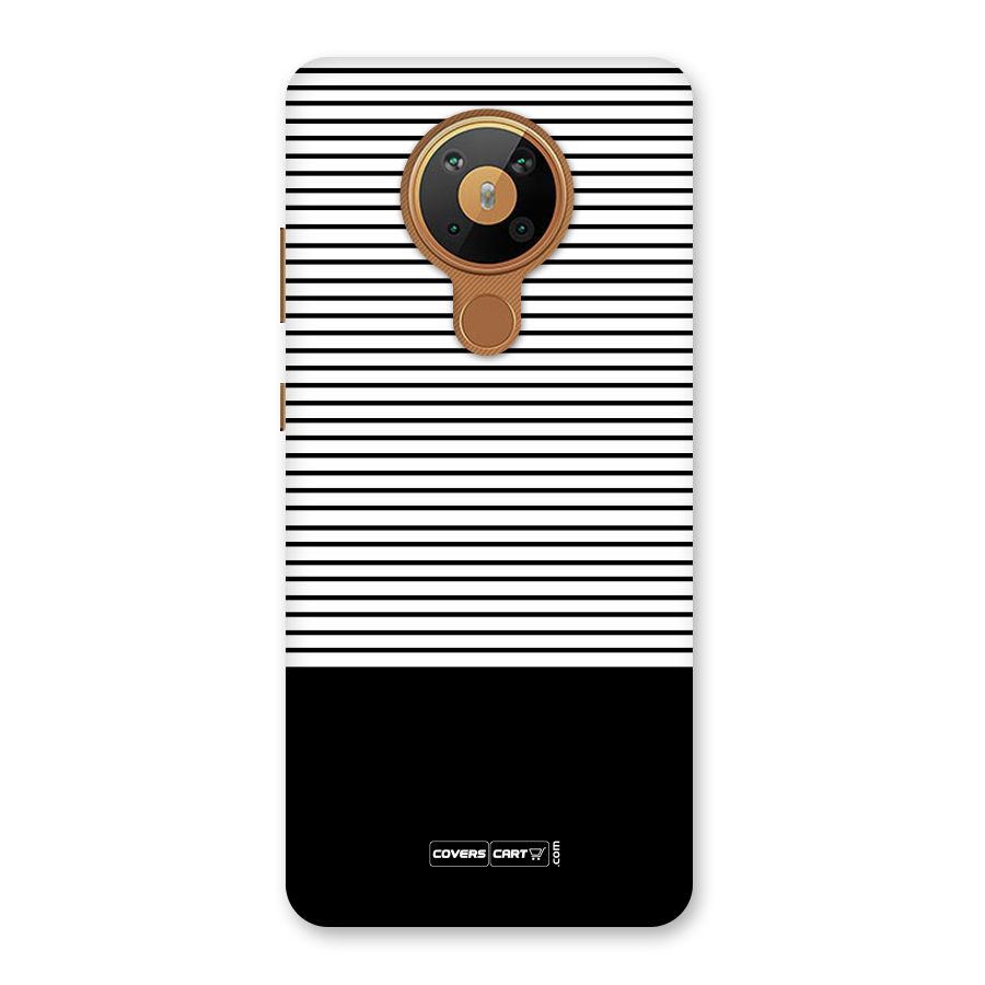 Classy Black Stripes Back Case for Nokia 5.3