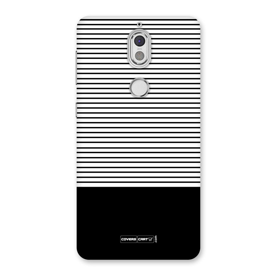 Classy Black Stripes Back Case for Nokia 7