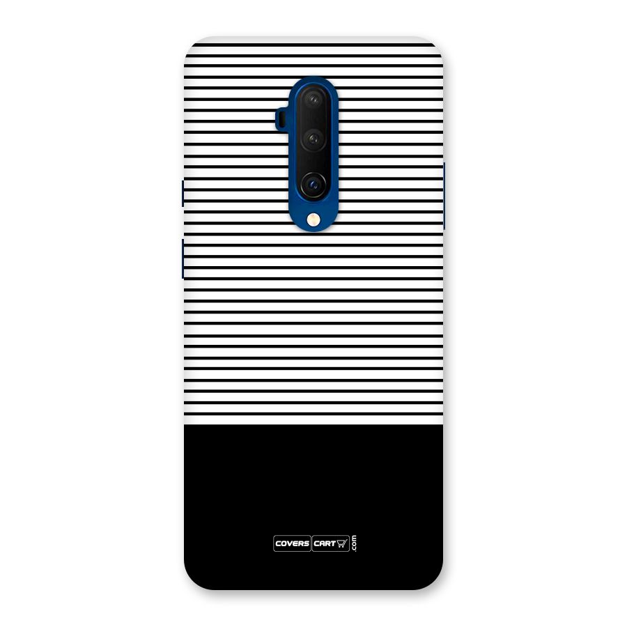 Classy Black Stripes Back Case for OnePlus 7T Pro