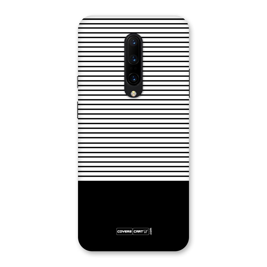 Classy Black Stripes Back Case for OnePlus 7 Pro