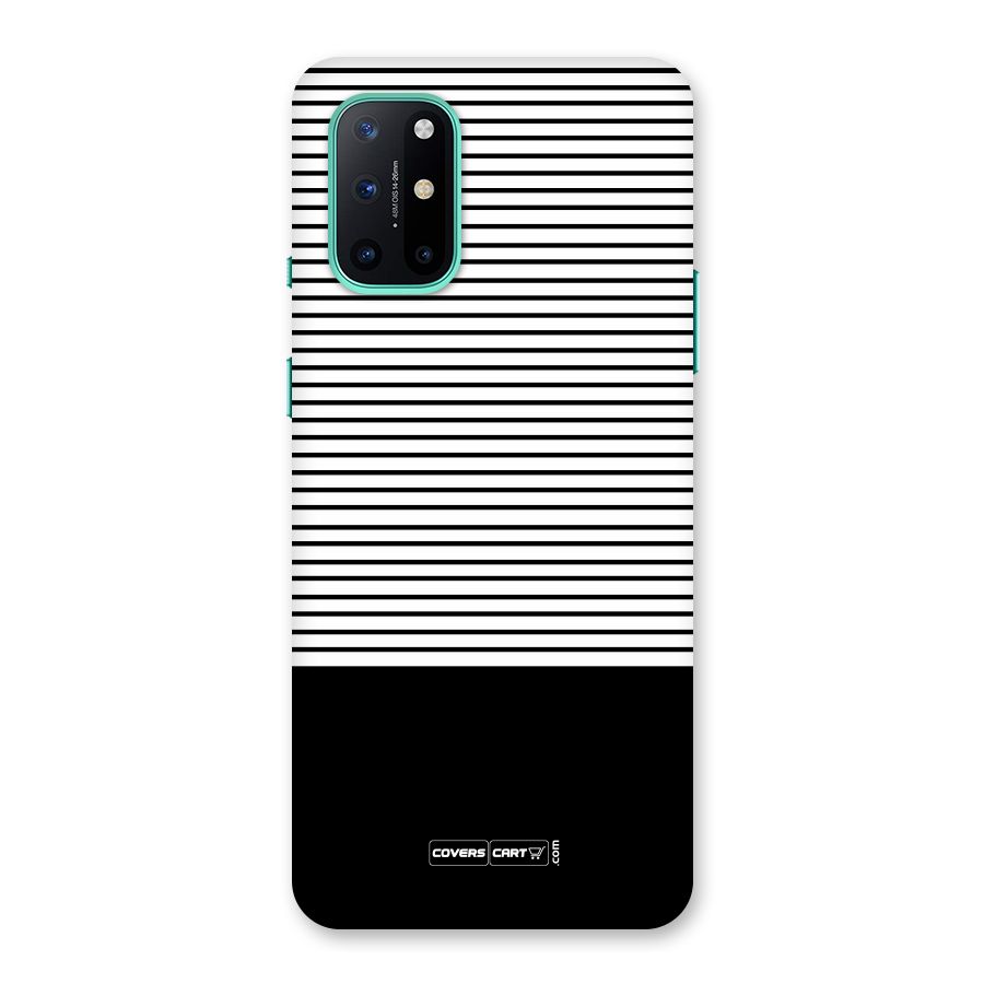 Classy Black Stripes Back Case for OnePlus 8T