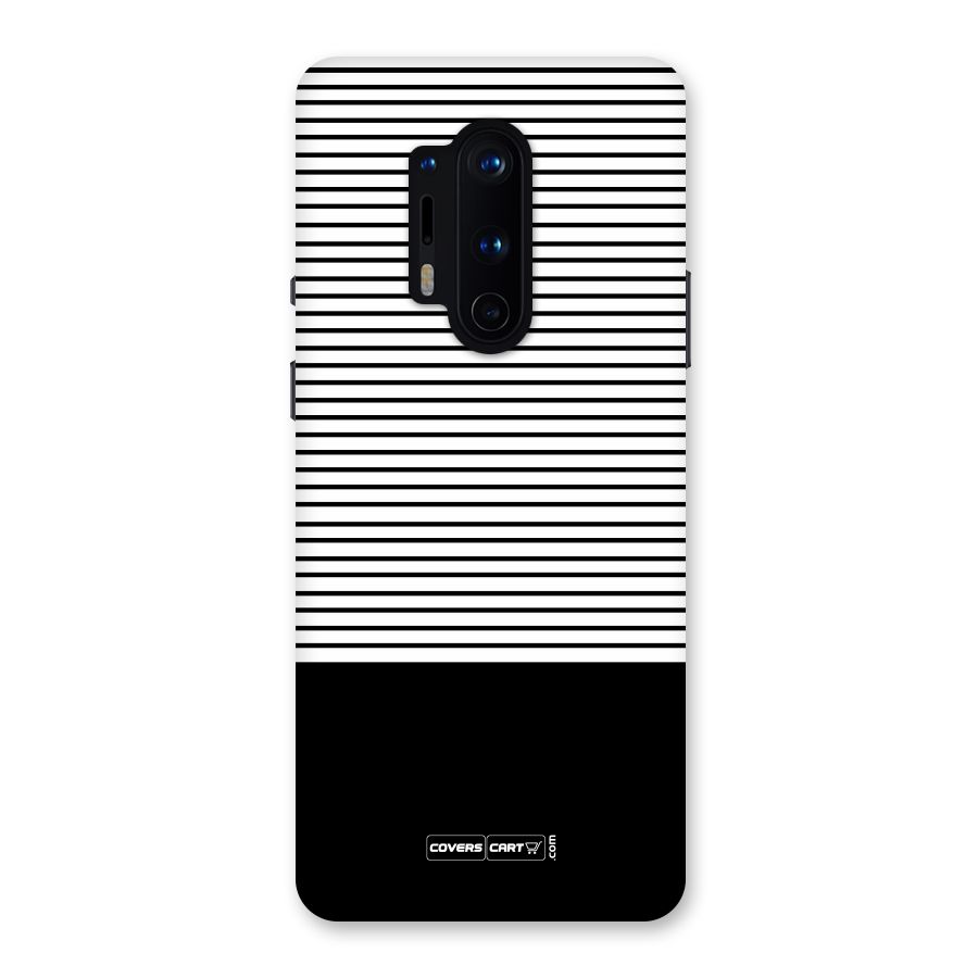 Classy Black Stripes Back Case for OnePlus 8 Pro