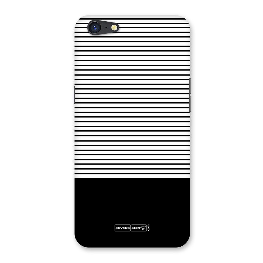 Classy Black Stripes Back Case for Oppo A71