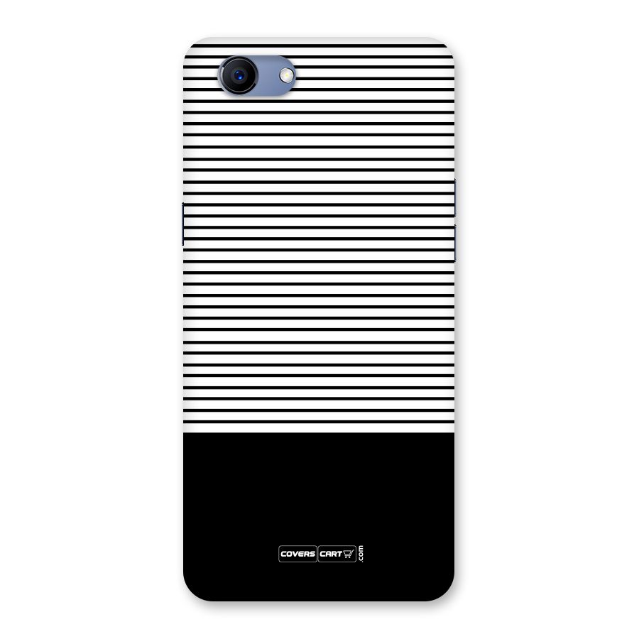 Classy Black Stripes Back Case for Oppo Realme 1