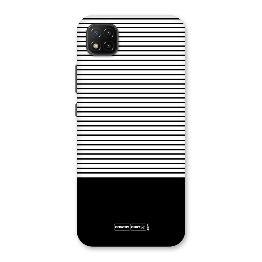 Classy Black Stripes Back Case for Poco C3