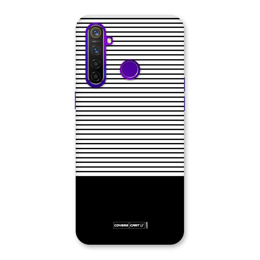 Classy Black Stripes Back Case for Realme 5 Pro