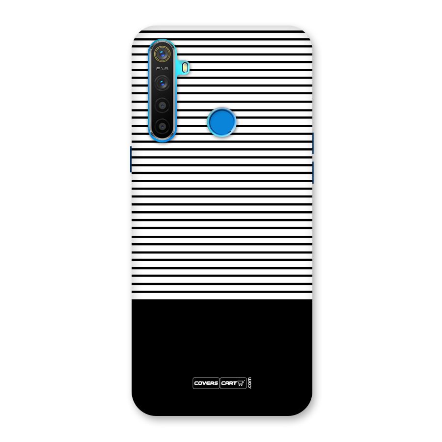 Classy Black Stripes Back Case for Realme 5s