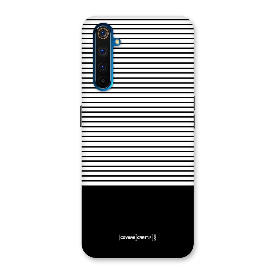 Classy Black Stripes Back Case for Realme 6 Pro