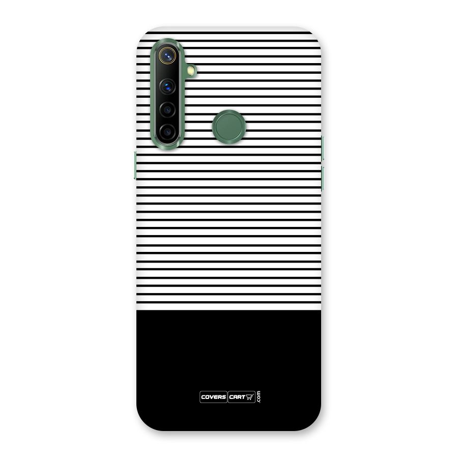 Classy Black Stripes Back Case for Realme Narzo 10