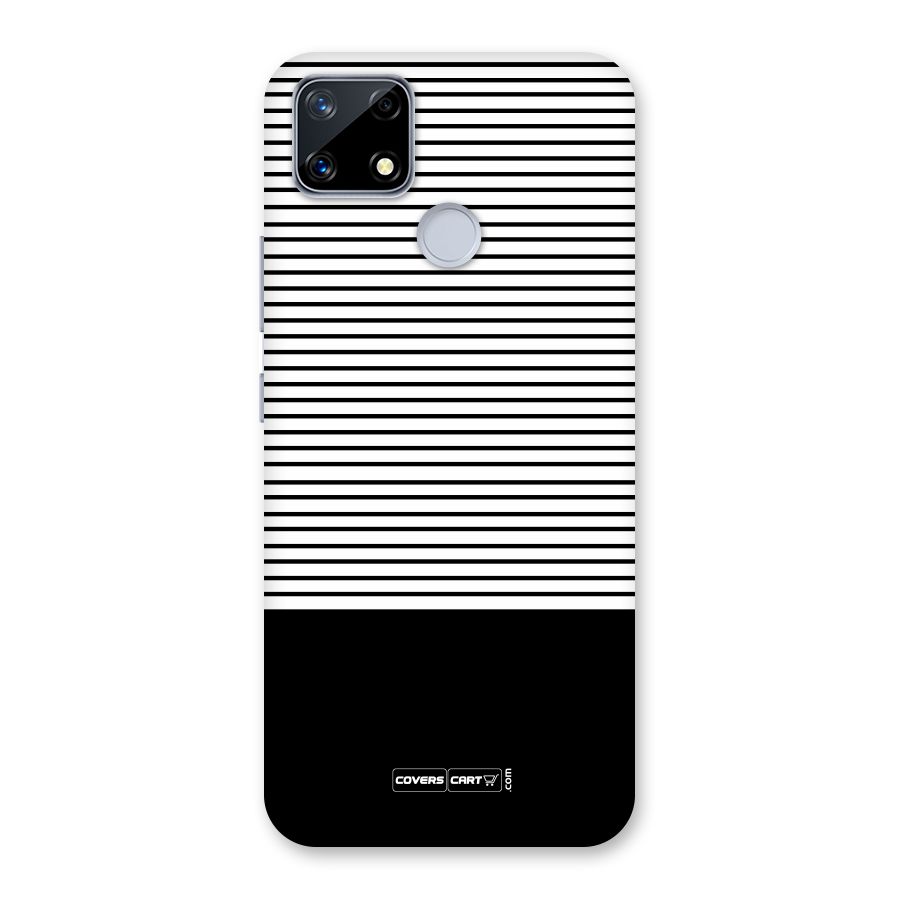 Classy Black Stripes Back Case for Realme Narzo 20