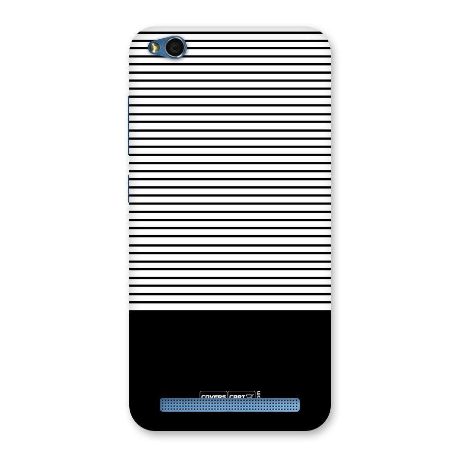 Classy Black Stripes Back Case for Redmi 5A