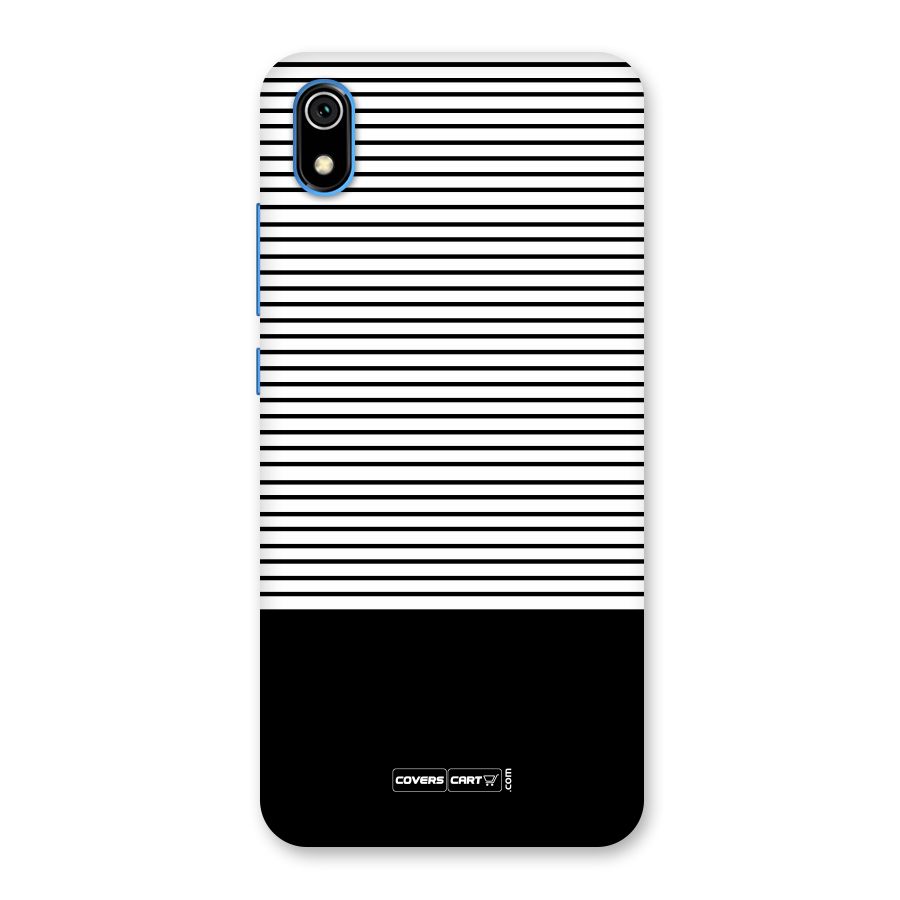 Classy Black Stripes Back Case for Redmi 7A