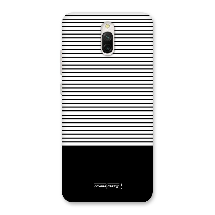 Classy Black Stripes Back Case for Redmi 8A Dual