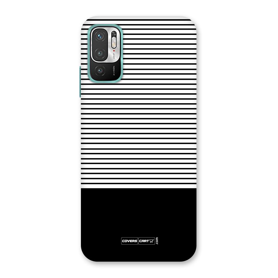 Classy Black Stripes Back Case for Redmi Note 10T 5G