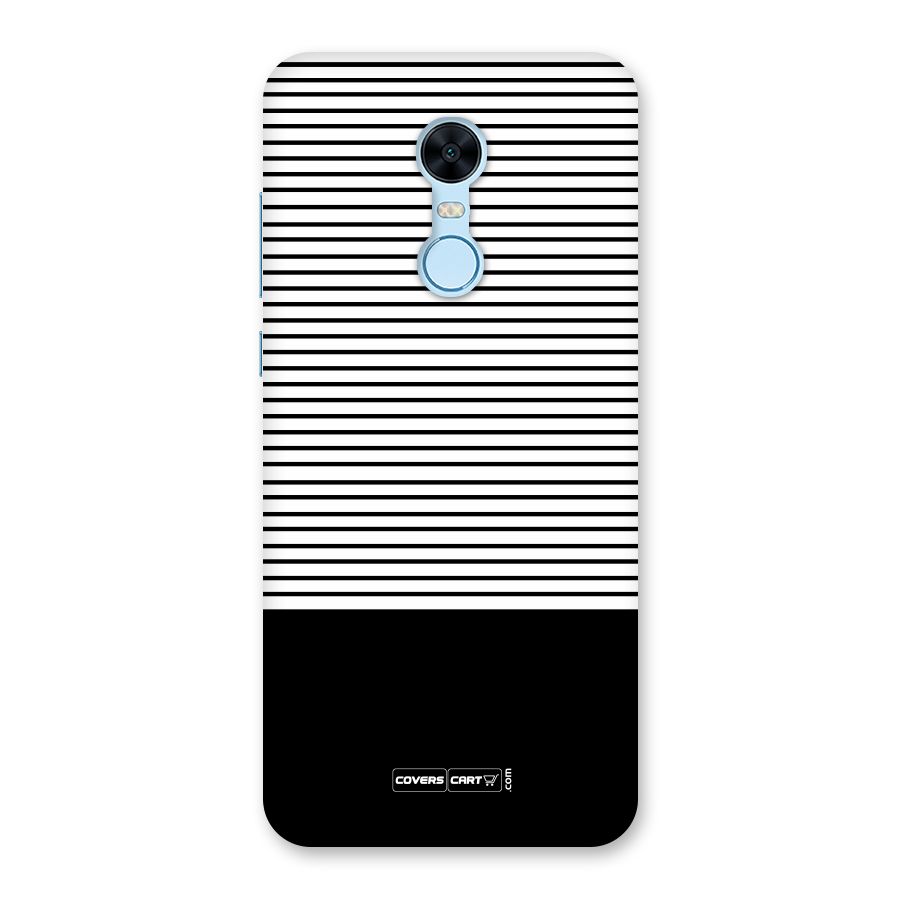 Classy Black Stripes Back Case for Redmi Note 5