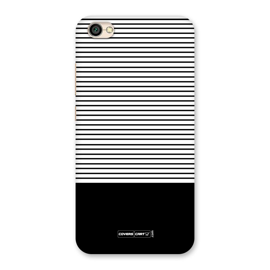 Classy Black Stripes Back Case for Redmi Y1 Lite