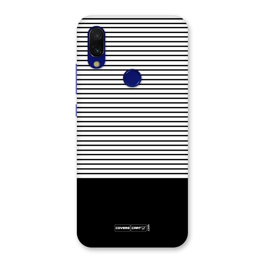 Classy Black Stripes Back Case for Redmi Y3