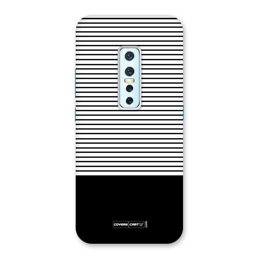 Classy Black Stripes Back Case for Vivo V17 Pro