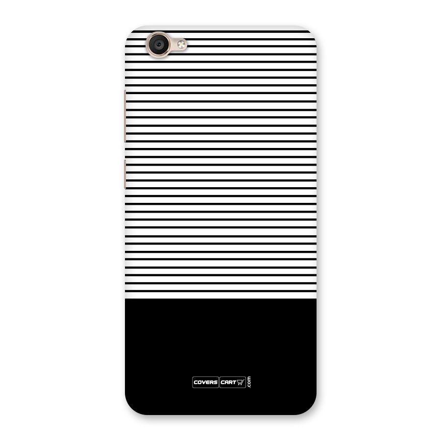 Classy Black Stripes Back Case for Vivo Y55s