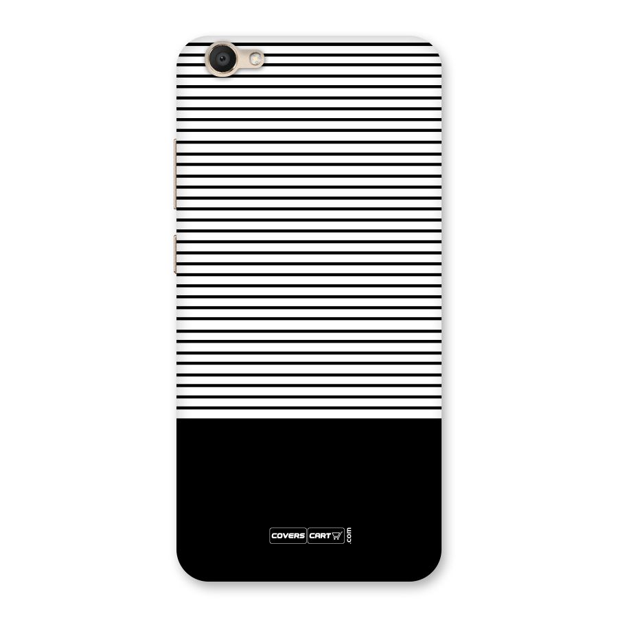 Classy Black Stripes Back Case for Vivo Y67