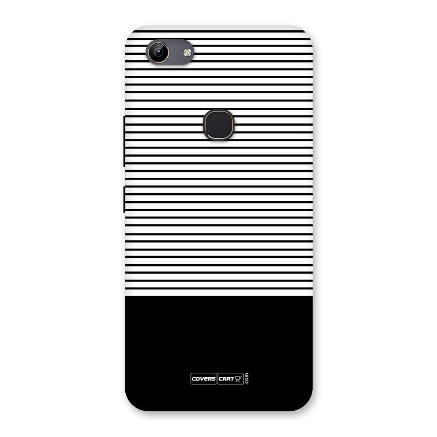 Classy Black Stripes Back Case for Vivo Y81