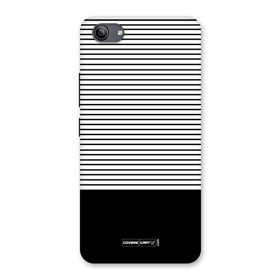 Classy Black Stripes Back Case for Vivo Y81i