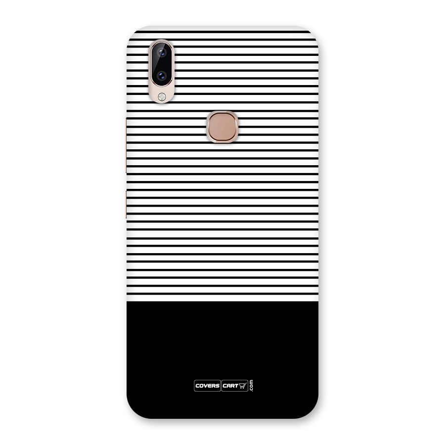 Classy Black Stripes Back Case for Vivo Y83 Pro