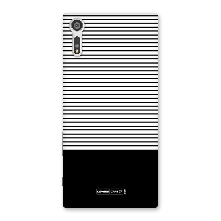 Classy Black Stripes Back Case for Xperia XZ