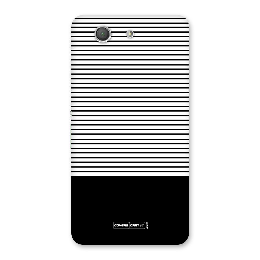 Classy Black Stripes Back Case for Xperia Z3 Compact