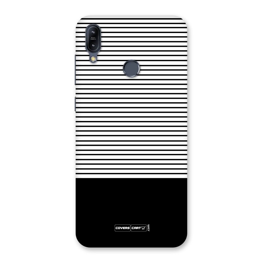 Classy Black Stripes Back Case for Zenfone Max M2