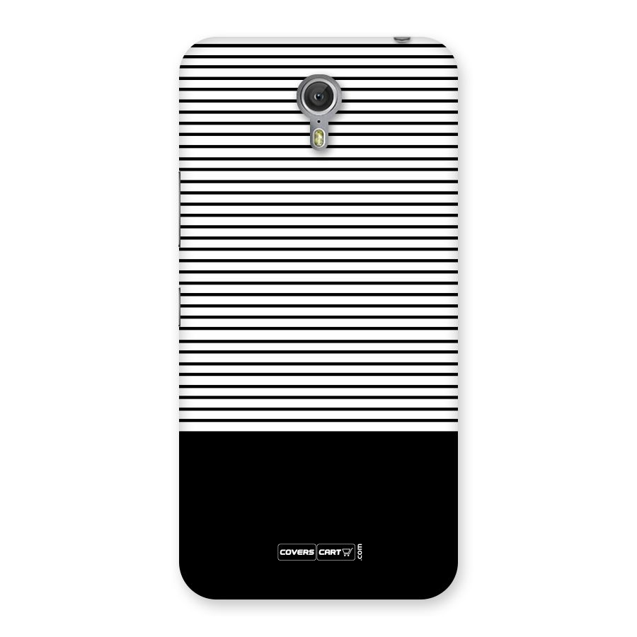 Classy Black Stripes Back Case for Zuk Z1