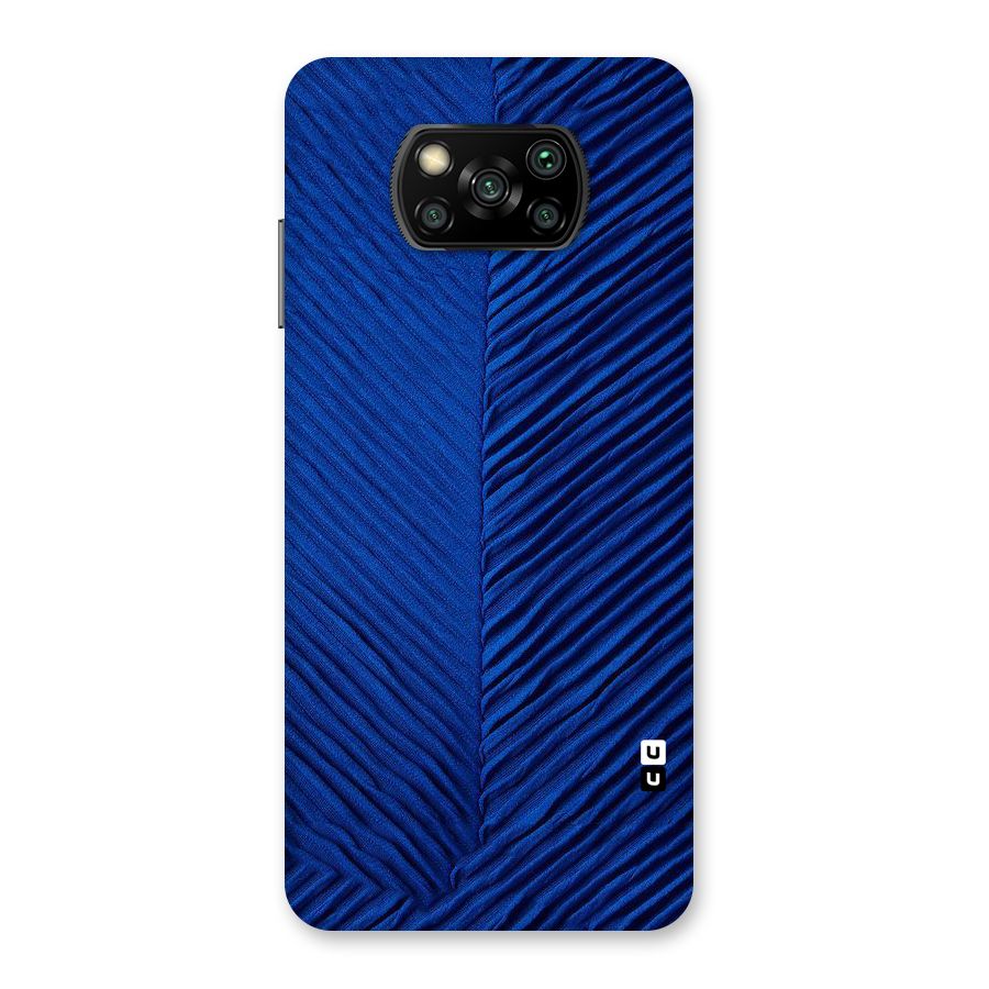 Classy Blues Back Case for Poco X3