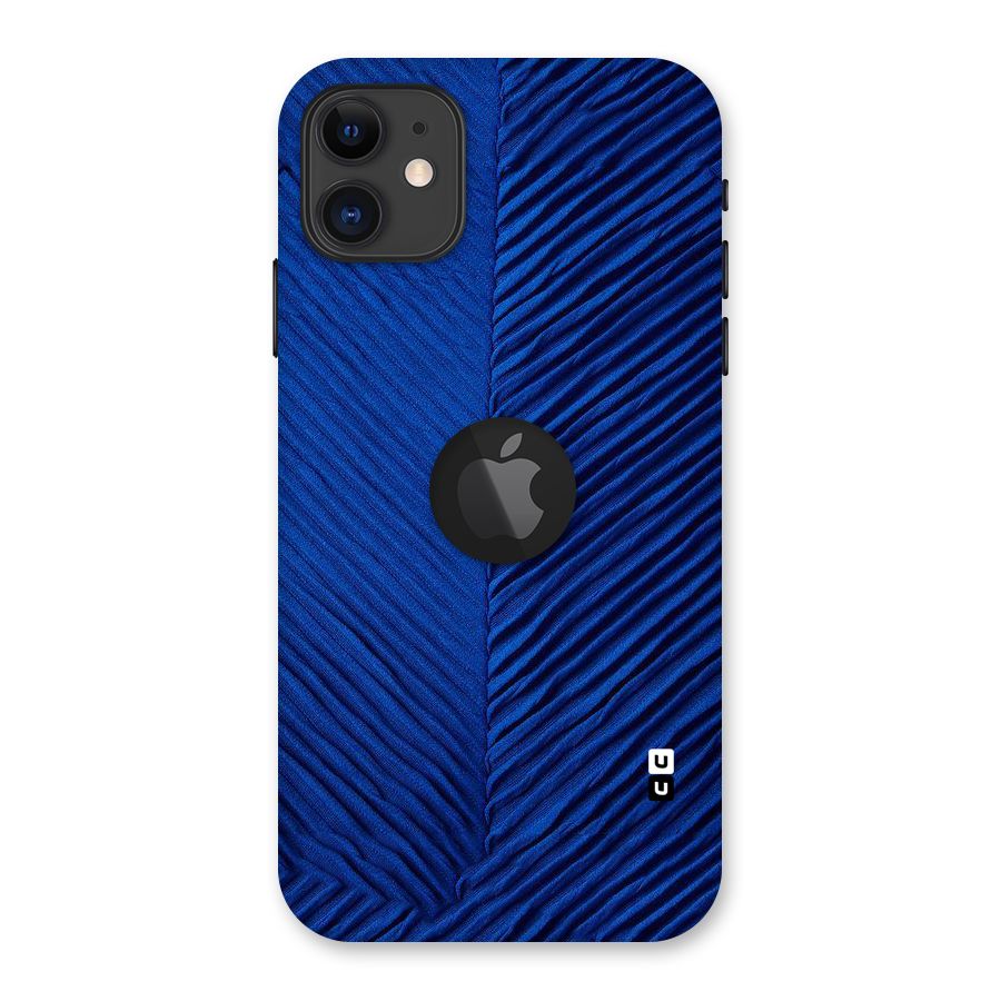 Classy Blues Back Case for iPhone 11 Logo Cut
