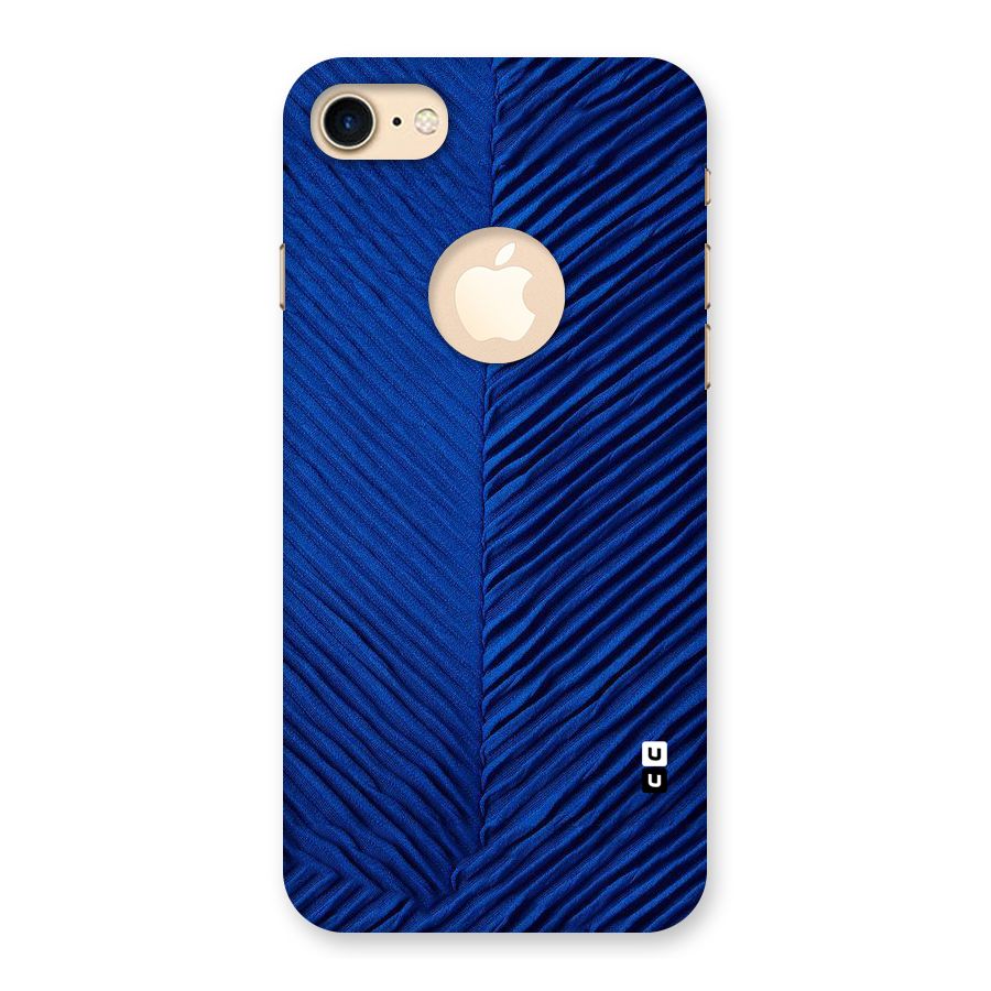 Classy Blues Back Case for iPhone 7 Logo Cut