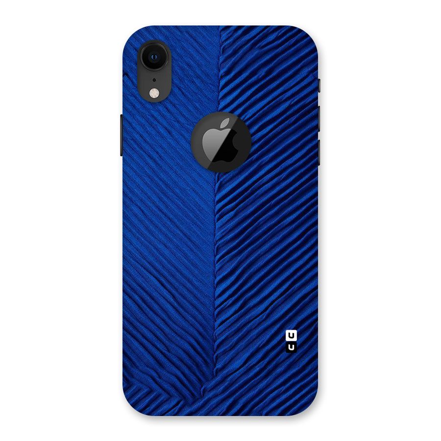 Classy Blues Back Case for iPhone XR Logo Cut