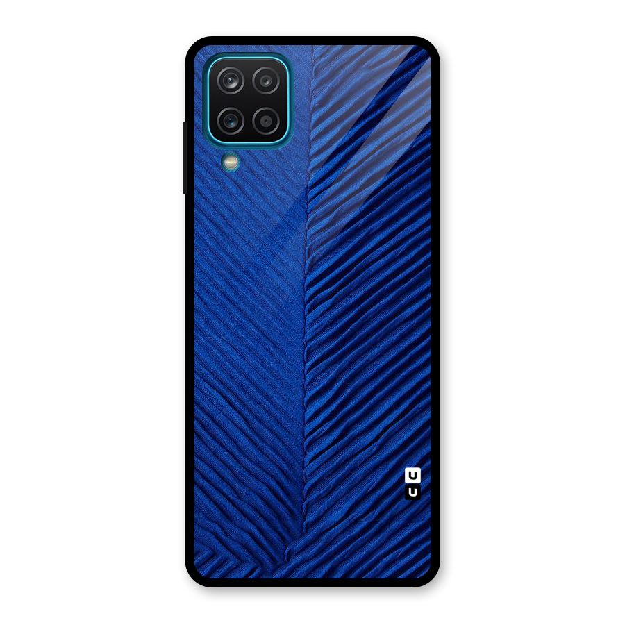 Classy Blues Glass Back Case for Galaxy A12