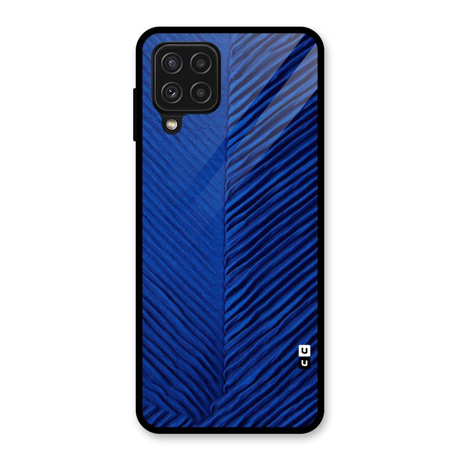 Classy Blues Glass Back Case for Galaxy A22 4G