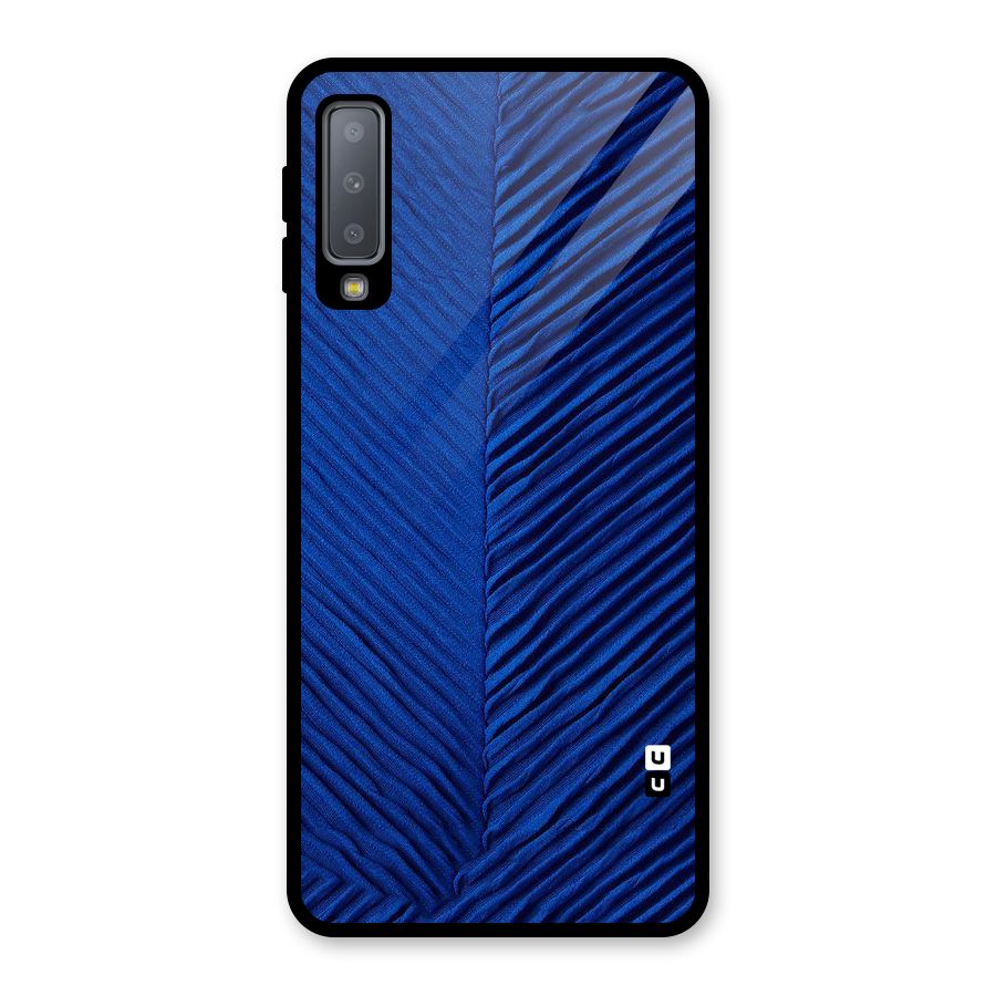 Classy Blues Glass Back Case for Galaxy A7 (2018)
