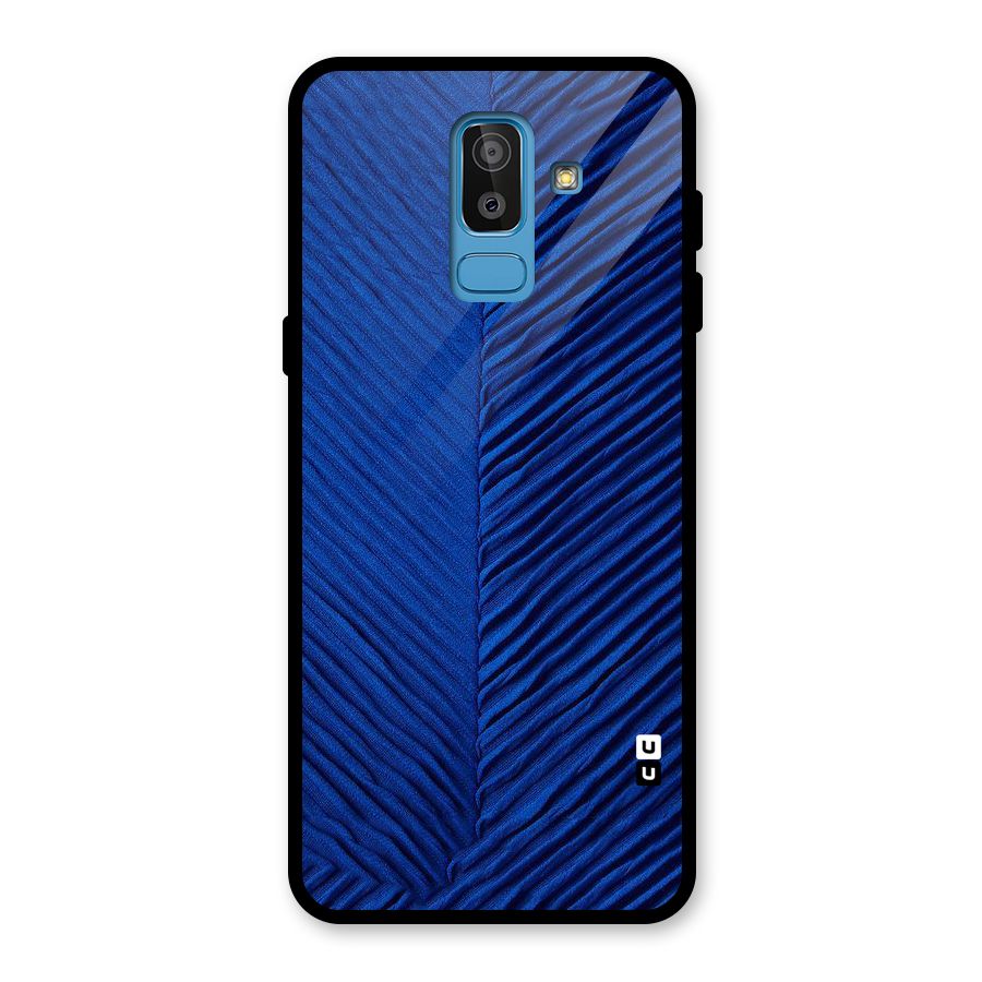 Classy Blues Glass Back Case for Galaxy J8