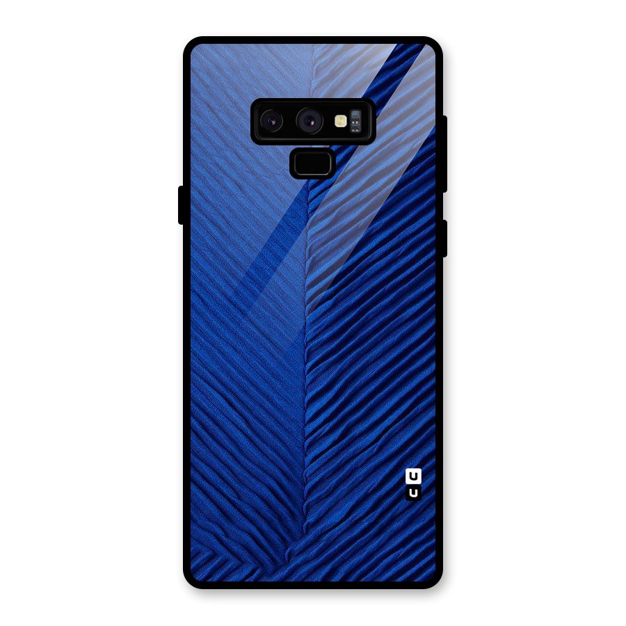 Classy Blues Glass Back Case for Galaxy Note 9