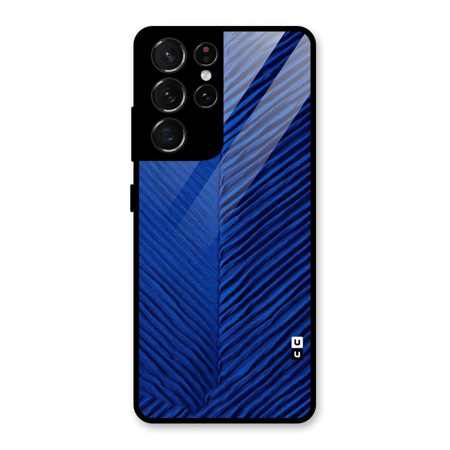 Classy Blues Glass Back Case for Galaxy S21 Ultra 5G