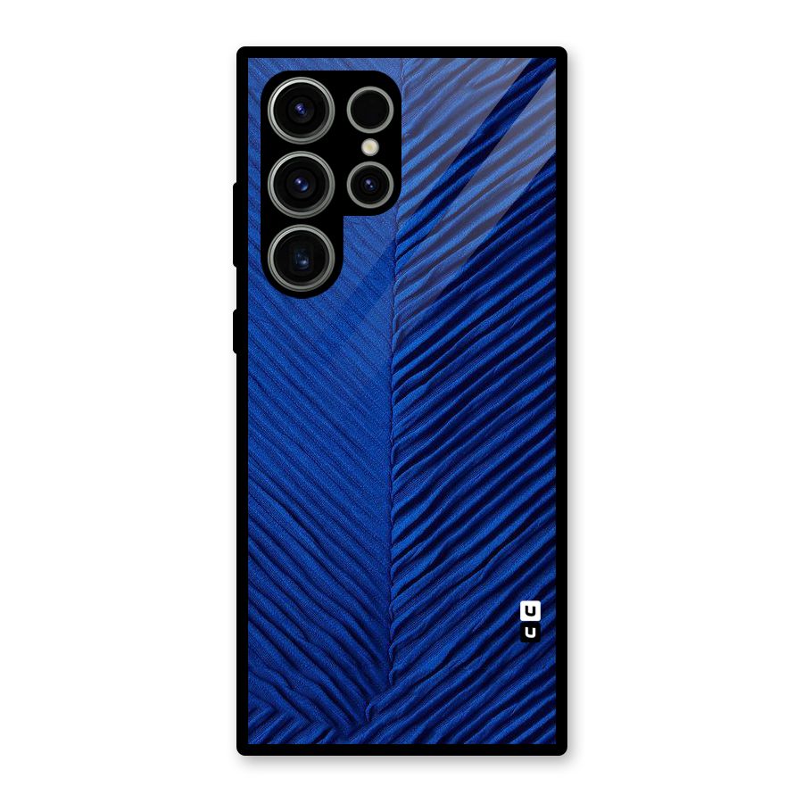 Classy Blues Glass Back Case for Galaxy S23 Ultra