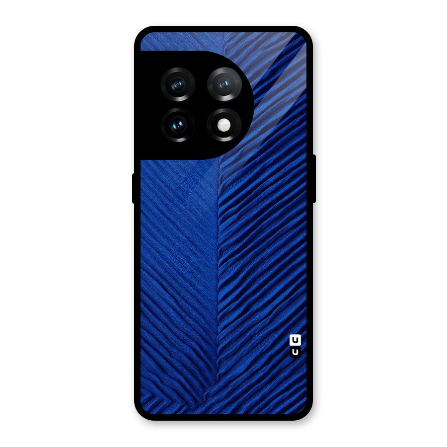 Classy Blues Glass Back Case for OnePlus 11