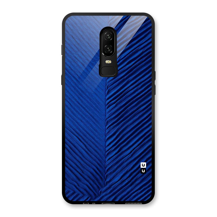 Classy Blues Glass Back Case for OnePlus 6