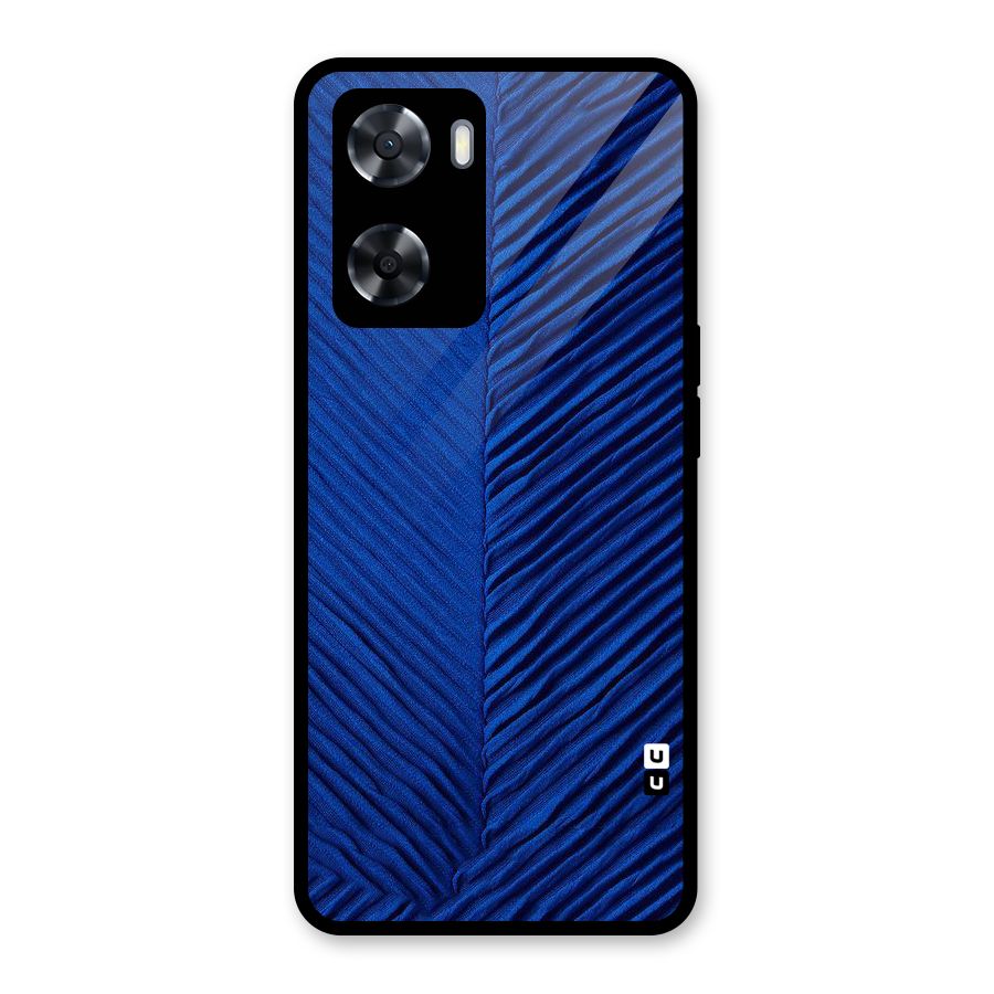 Classy Blues Glass Back Case for Oppo A57 2022