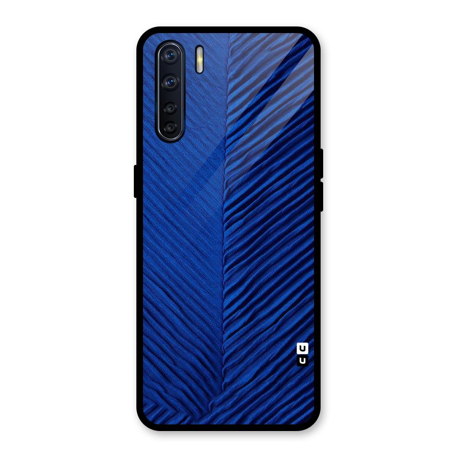 Classy Blues Glass Back Case for Oppo F15