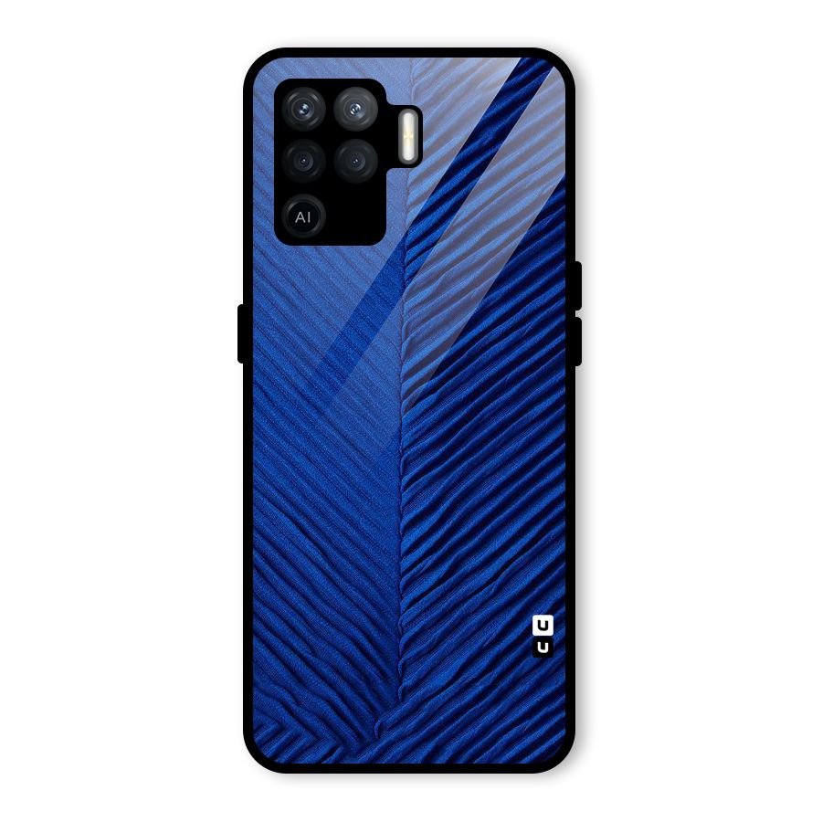 Classy Blues Glass Back Case for Oppo F19 Pro
