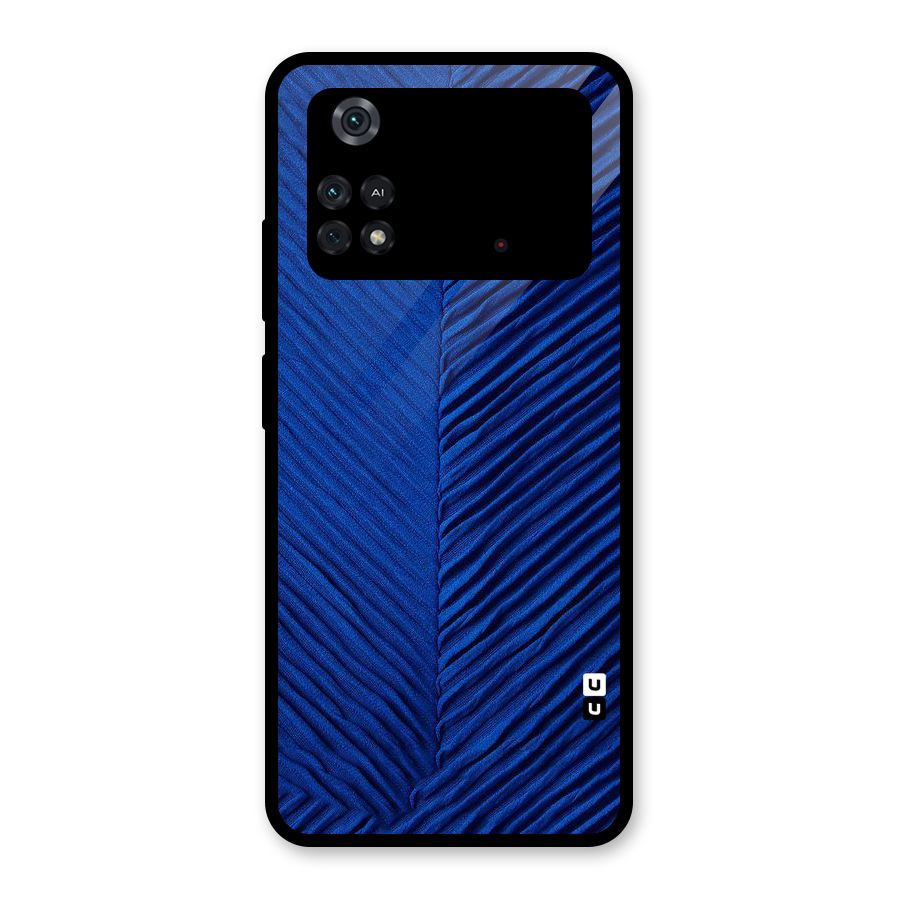 Classy Blues Glass Back Case for Poco M4 Pro 4G