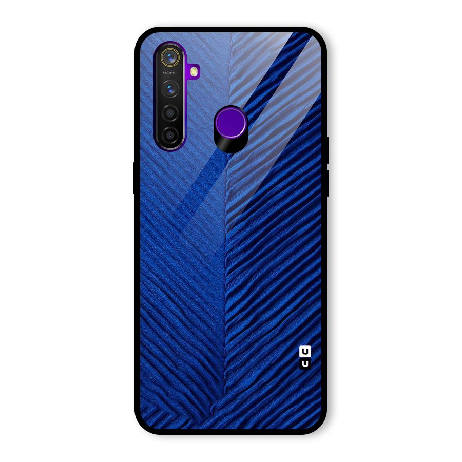 Classy Blues Glass Back Case for Realme 5 Pro
