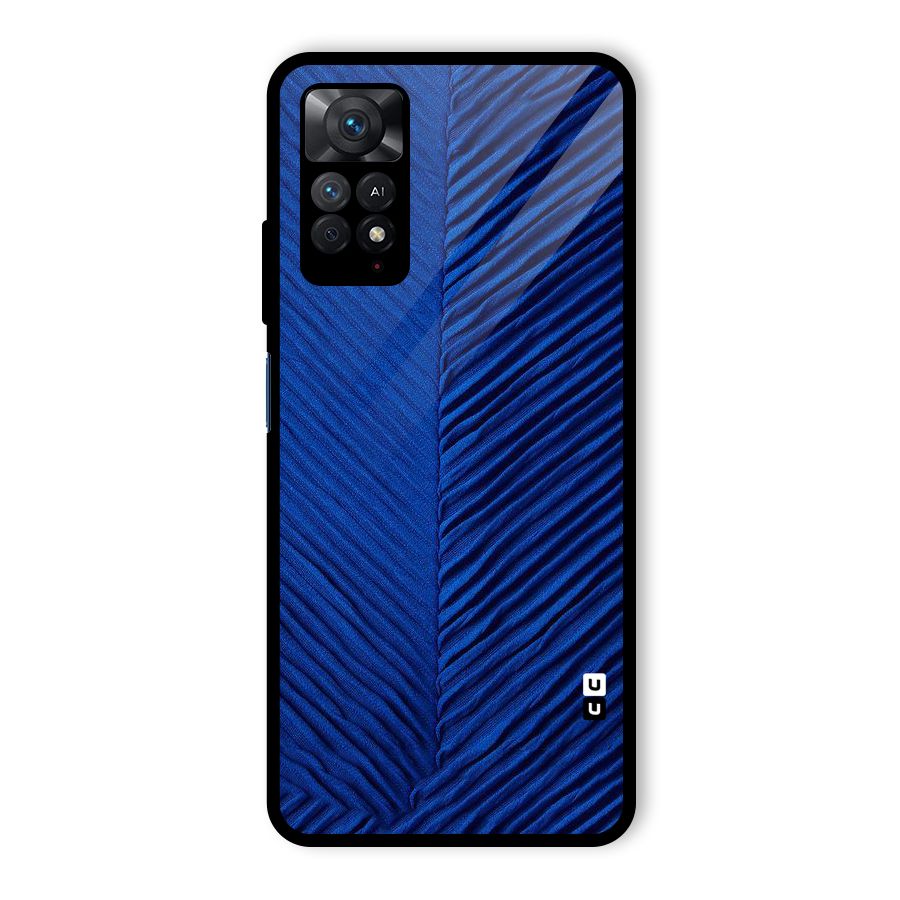 Classy Blues Glass Back Case for Redmi Note 11 Pro
